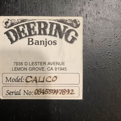 Deering Calico 5-String Banjo - Natural image 8
