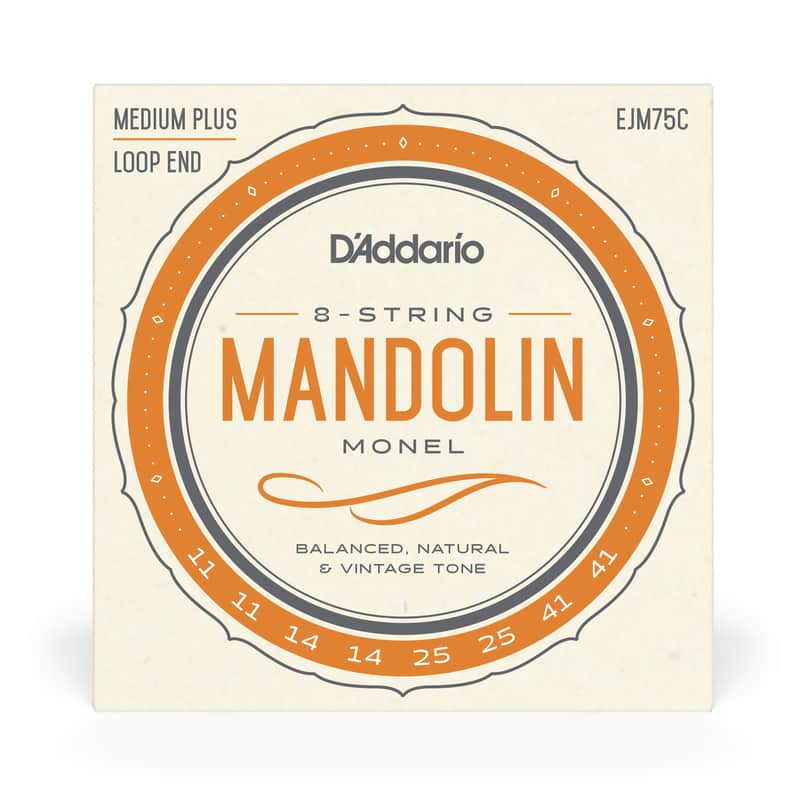 D'Addario EJM75C Mandolin Strings, Monel, Medium Plus, 11-41 image 1