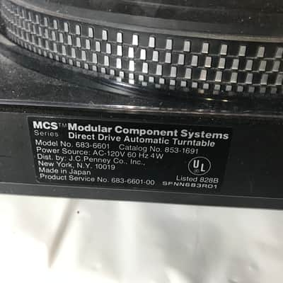 MCS 6601 Direct Drive Automatic Turntable 1970 Black image 9