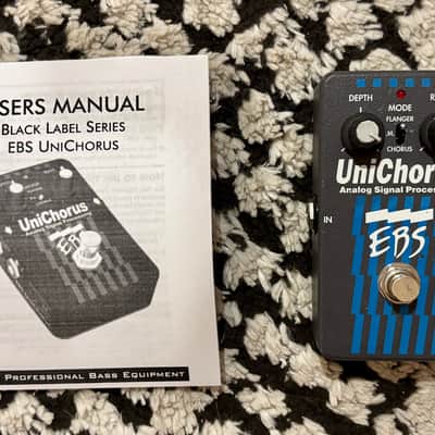 EBS UniChorus V1 Gray Label Chorus Flanger Pedal Sweden image 7