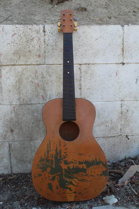 Hawaiian acoustic guitar Parlor 1940s image 1