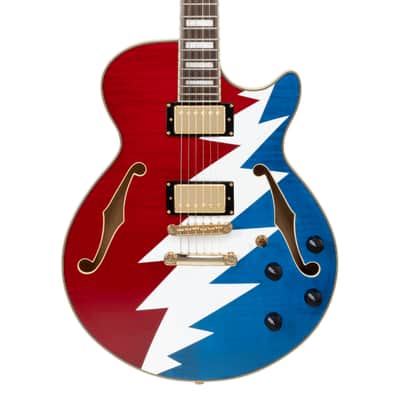 D'Angelico Limited Edition Premier Grateful Dead DC Semi-Hollow Electric Guitar image 4