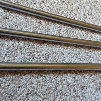 Unknown VINTAGE Thick 1/2" Diamter Floor Tom Legs 17" RARE Set Of 3 image 7