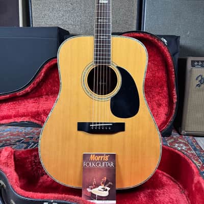 Morris D41 Style X-Braced Dreadnought Model W50 Jacaranda MIJ - 1970's image 1