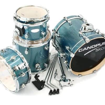 Canopus Bro's SK-16 4-Piece Drum Kit-Platinum Turquoise image 4