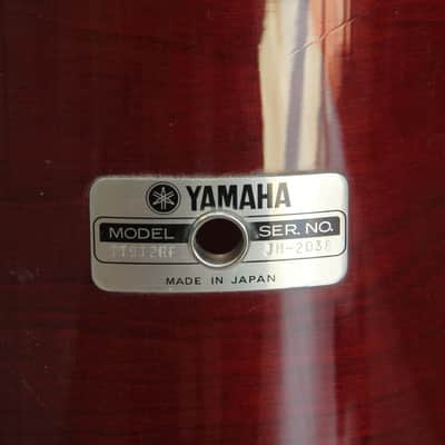Yamaha Recording Custom 9000 - cherry wine 12" rack tom image 5