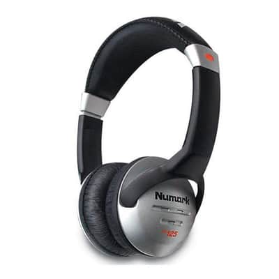 Numark Numark HF125 Circumaural Closed Back DJ Headphone with 7 Position Adjustable Earcups image 1