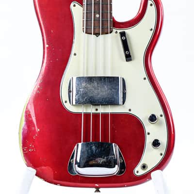 Fender Precision Bass Candy Apple Red 1965 image 6