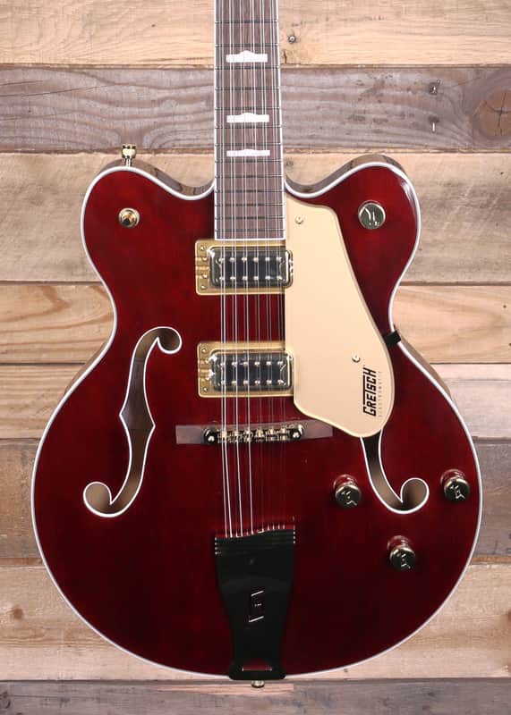 Gretsch G5422G-12 Electromatic Classic Hollow Body Double-Cut 12-String Electric Guitar Walnut Stain w/ Gold Hardware image 1