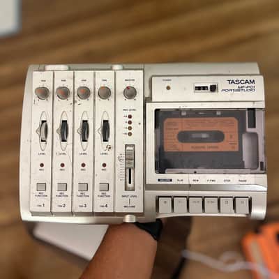TASCAM MF-P01 Portastudio Multitrack Cassette Recorder 2000s - Silver image 5