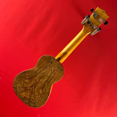 [USED] Kala KA-FMS Flame Spalted Maple Soprano Ukulele (See Description) image 2