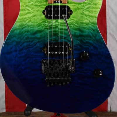 EVH Wolfgang WG Standard QM with Baked Maple Fretboard - Tahiti Night image 2