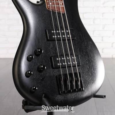 Ibanez Standard SR300EBL Left-handed Bass Guitar - Weathered Black (SR300EBLWKd2) image 2