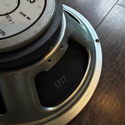 Celestion G12T-75 White Label 1987 T3781 Quad image 5