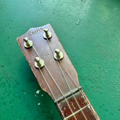 Stella  Banjolele 1920's Soprano Nylon Player! image 2