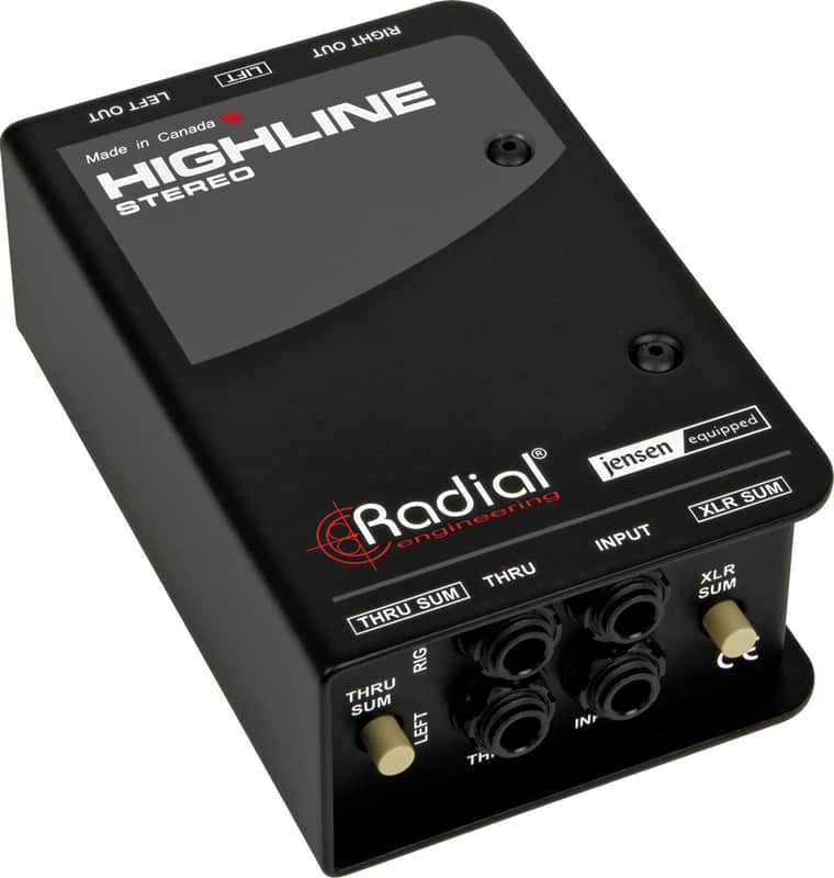 Radial Highline Stereo Passive Stereo Line Isolator Box image 1