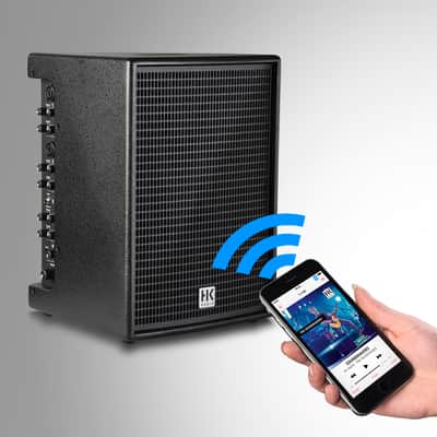HK Audio PREM-PRO-MOVE-8 60 watt 8-Inch Battery Powered Speaker 4-Ch AUX DSP FX EQ BT5 App image 10