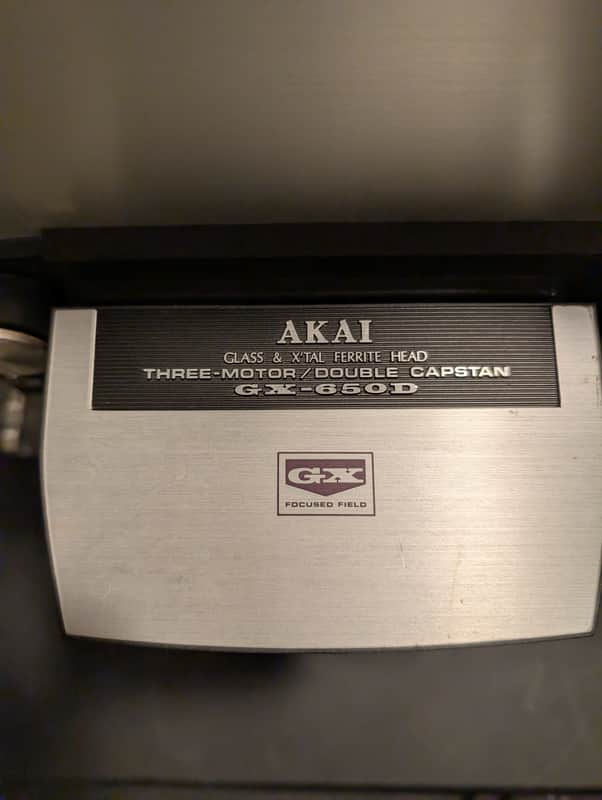 Akai GX-650D 1/4" 4-Channel 2-Track Tape Recorder 1976 - 1979 - Silver image 1
