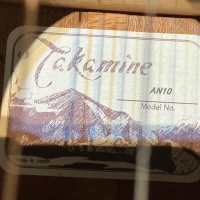 Takamine AN 10 2008 - Clear image 4