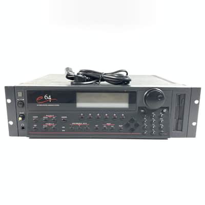 E-MU Systems E6400 Emulator Rackmount 64-Voice Sampler Workstation 1996 - Black　TGHM