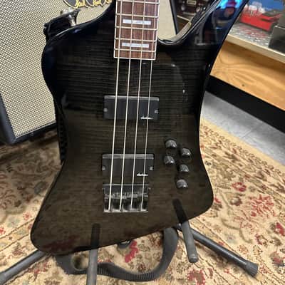 Jackson JS Series JS3 Kelly Bird IV Bass 2012 - 2015 - Transparent Black image 1
