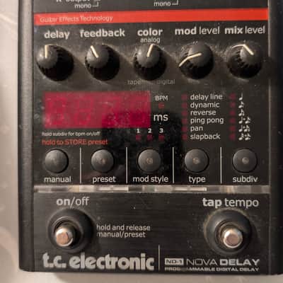 TC Electronic ND-1 Nova Delay 2004 - Present Black image 6