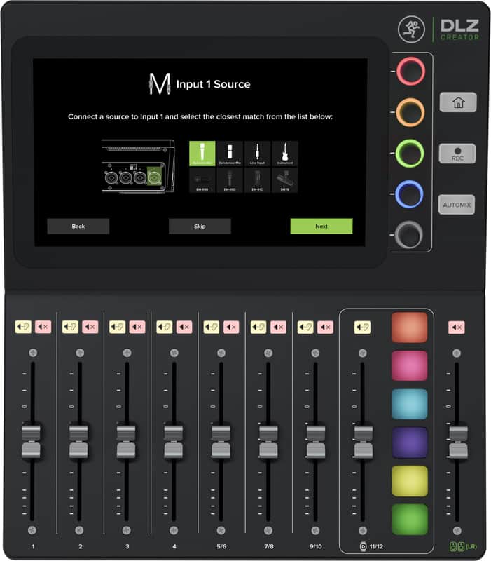 Mackie DLZ Creator Adaptive Digital Mixer for Recording Podcasting and Streaming image 1