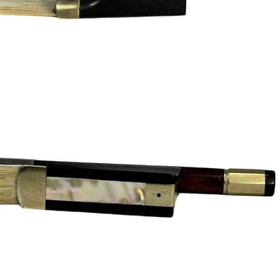 Vintage Fine 4/4 French Violin Bow – PRS Stamped – Jean Pierre Marie Persoit&Case - Silver Winding - 61 gr., 74.5 cm.-FREE Shipping - Videos image 3