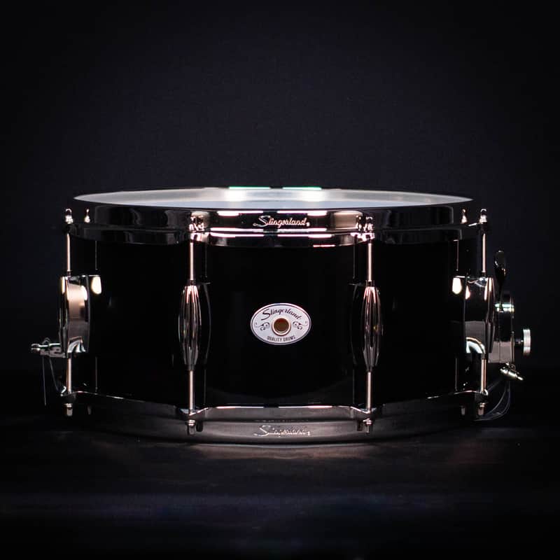 Slingerland 14" x 6.5" Studio King Snare Drum, Del Norte Black with Nickel Hardware image 1