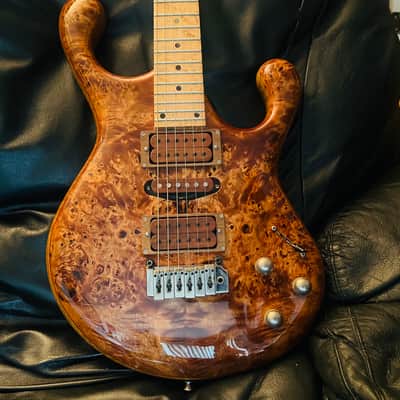 Fibenare Erotic Dalmat  Burl Maple Natural with Wood Pickup Covers Rare! image 1