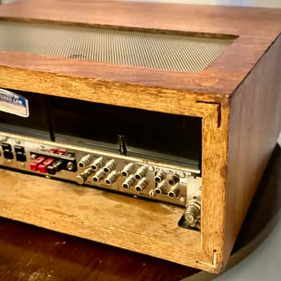 πΆβ¨ McIntosh MX114 FM Stereo Tuner Preamplifier w/ Original Walnut Cabinet β Serviced, Excellent Glass, Tested Working image 17