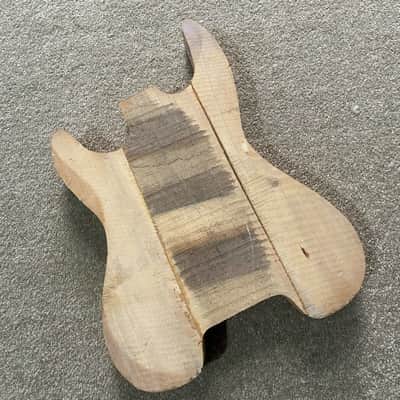 Headless Guitar DIY Project Body Block Uncut image 2