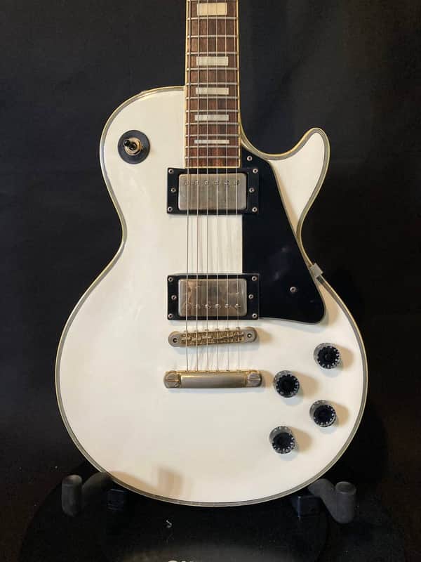 Immagine Eko Les paul 1990 Custom White Vl 480 First Series set in neck - 1