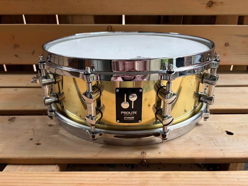 SONOR PROLITE BRASS 5 x 14 / MADE IN GERMANY / DISCONTINUED image 1