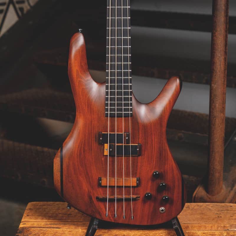 1991 Carl Thompson Custom 4 String Bass Guitar w/ OGB - Used image 1