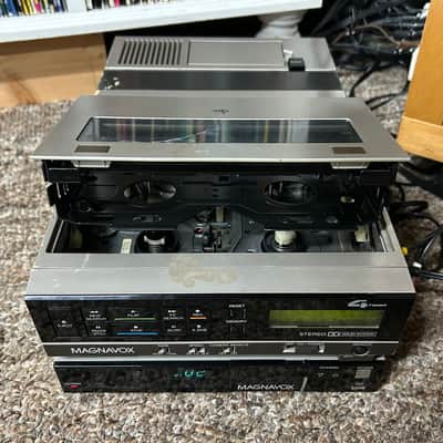 Vintage Magnavox VR8458SL01 Portable VHS Player w/ Tuner Adapter Dock TESTED ✅ image 21