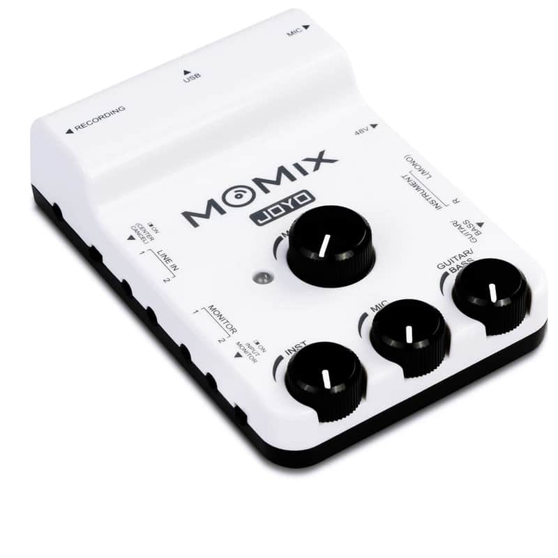 MINT JOYO 48V Phantom Power Mixer Audio Mixer USB Audio Interface Stereo XLR image 1