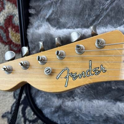 2001 Fender Custom Shop - 51 Nocaster Lefty - Heavy Relic Goldsparkle Refin by Nick Page - ID 5753 image 12