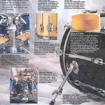 Ludwig LR-2973-SP Rocker Bass Drum Spurs VG - LRS-208 image 14
