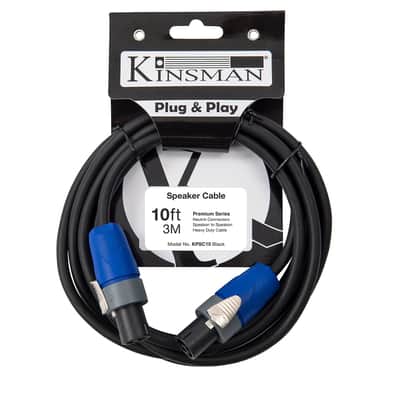 Kinsman Premium Speaker Cable ~ Neutrik speakOn Connectors ~ 10ft/3m image 2