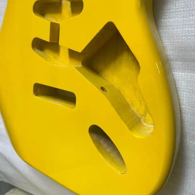 Yellow Alder SSS Stratocaster Style Guitar Body DIY Project image 3