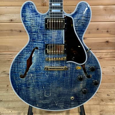 Gibson Custom 1959 ES-355 Electric Guitar - Pale Blue Gloss image 1