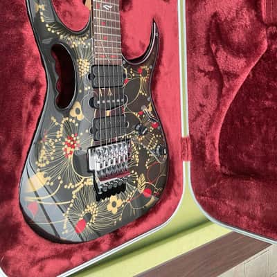Ibanez JEM77-FP2 Steve Vai Signature 2010 - 2018 - Black Floral Pattern 2 image 9