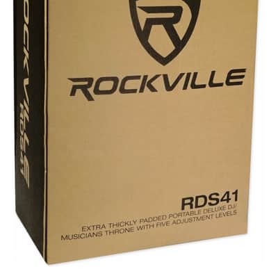 Rockville RDS42 Portable DJ/Guitar/Drum/Keyboard Padded Throne/Chair Adjustable image 9