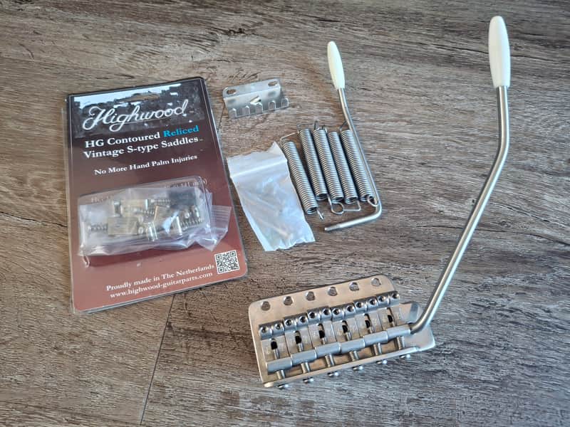 Callaham Vintage S Model Strat Bridge Assembly 2010s - Chrome image 1