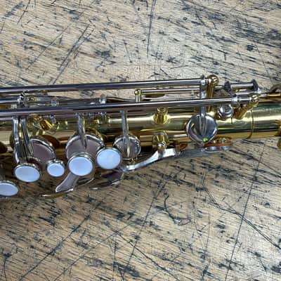 Used Yamaha YAS-23 Alto Sax Saxophone with Case Mouthpiece Neck Strap Just Serviced image 4