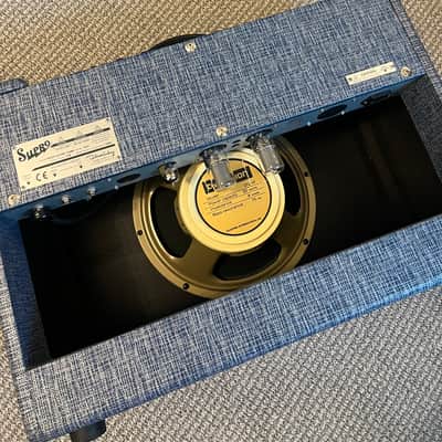 Supro 1968RK Keeley Custom 25-Watt 1x12" Guitar Combo 2021 - Present - Blue Rhino image 4