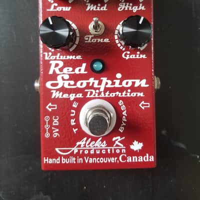 Aleks K Production Red Scorpion Mega Distortion 2020 - Red image 1