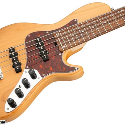 Sadowsky MetroLine 24-Fret Singlecut Vintage Bass-Red Alder Body-5 String-Natural Transparent Satin image 1