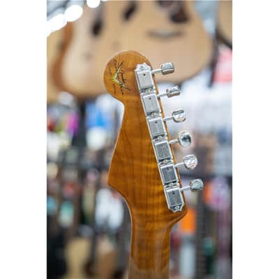 FENDER 58 Strat Journeyman Relic Aged Daphne Blue image 5